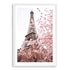 Eiffel Tower in Spring Wall Art Photograph Print or Canvas white Framed or Unframed Beautiful Home Decor