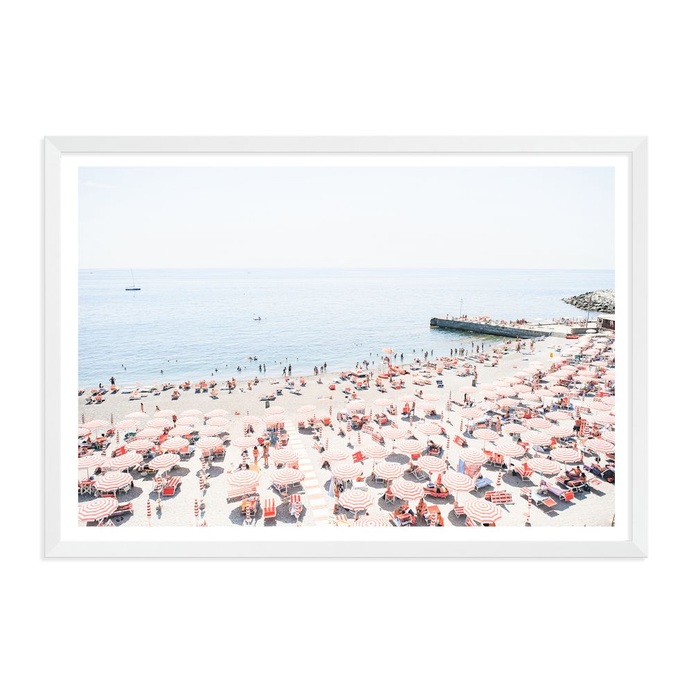 Genoa City Italian Summer in Italy Wall Art Photograph Print or Canvas white Framed or Unframed Beautiful Home Decor