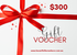 Gift Card Gifts Idea $300  at Beautiful Home Decor 