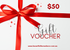 Gift Card Gifts Idea $50 at Beautiful Home Decor 