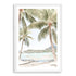 Hammock between Tropical Palm Trees Wall Art Photograph Print or Canvas white Framed or Unframed Beautiful Home Decor