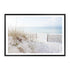 Hamptons Beachside with Dunes Grass Wall Art Photograph Print or Canvas Black Framed or Unframed Beautiful Home Decor