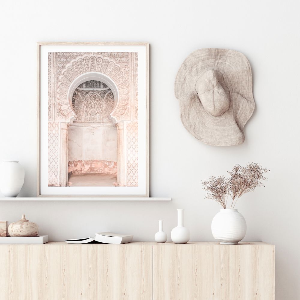 Fill your empty wall with a Moroccan Temple Archway Wall Art Photographic Print or Canvas Framed or Unframed by Beautiful Home Decor