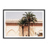 Moroccan Temple Palms Wall Art Photograph Print or Canvas Black Framed or Unframed Beautiful Home Decor
