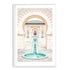 Moroccan Temple Water Feature Door Wall Art Photograph Print or Canvas white Framed or Unframed Beautiful Home Decor