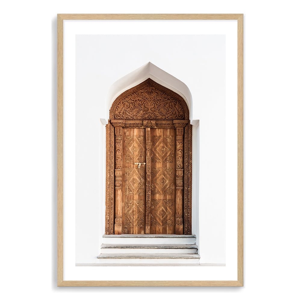 Moroccan Timber Door Wall Art Photograph Print or Canvas Timber Framed or Unframed Beautiful Home Decor
