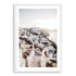Oia Town Stairway in Santorini Greece Wall Art Photograph Print Canvas Picture Artwork White Framed Unframed Beautiful Home Decor
