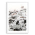 Oia Town in Santorini Greece Wall Art Photograph Print Canvas Picture Artwork White Framed Unframed Beautiful Home Decor