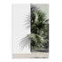 The beautiful green of the palm fronds against the white wall makes a stunning architectural wall art print.