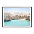 Puglia Beachside City Amalfi Coast Wall Art Photograph Print or Canvas Black Framed or Unframed Beautiful Home Decor