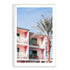 Retro Palm Springs Hotel with tree Wall Art Photograph Print or Canvas Framed or white Unframed Beautiful Home Decor