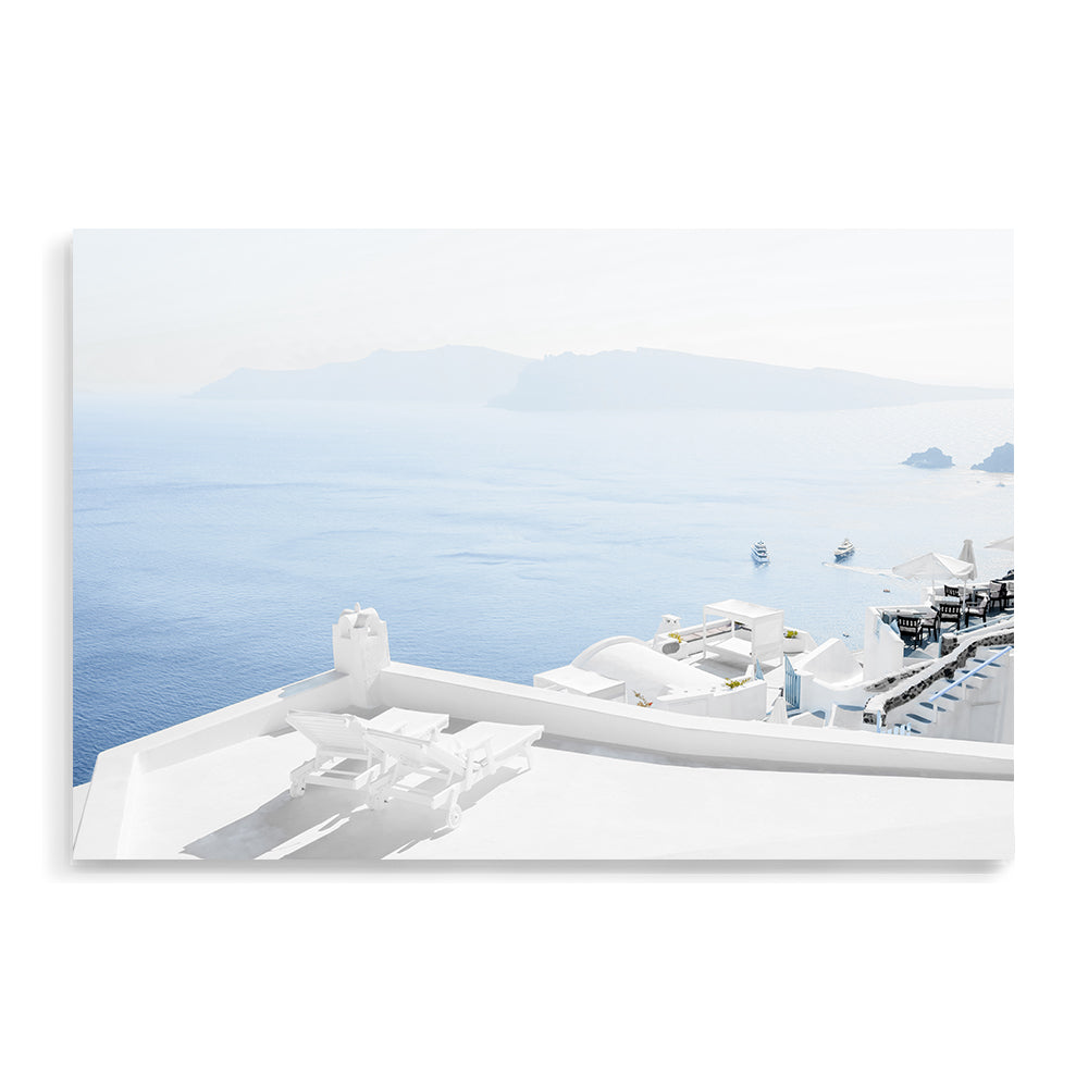 Sea View Santorini Greece Wall Art Photograph Print or Canvas Framed or Unframed Beautiful Home Decor