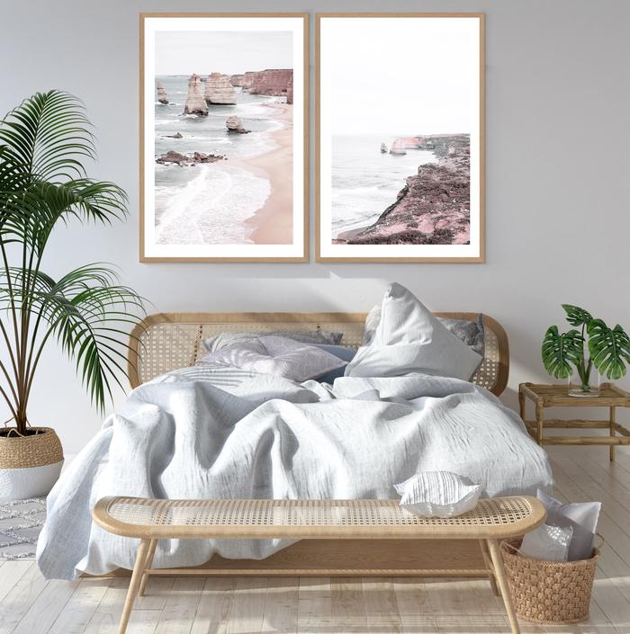 A framed or unframed artwork set of the beautiful Australian Coast line with the Twelve Apostles as seen from the Great Ocean Road. 