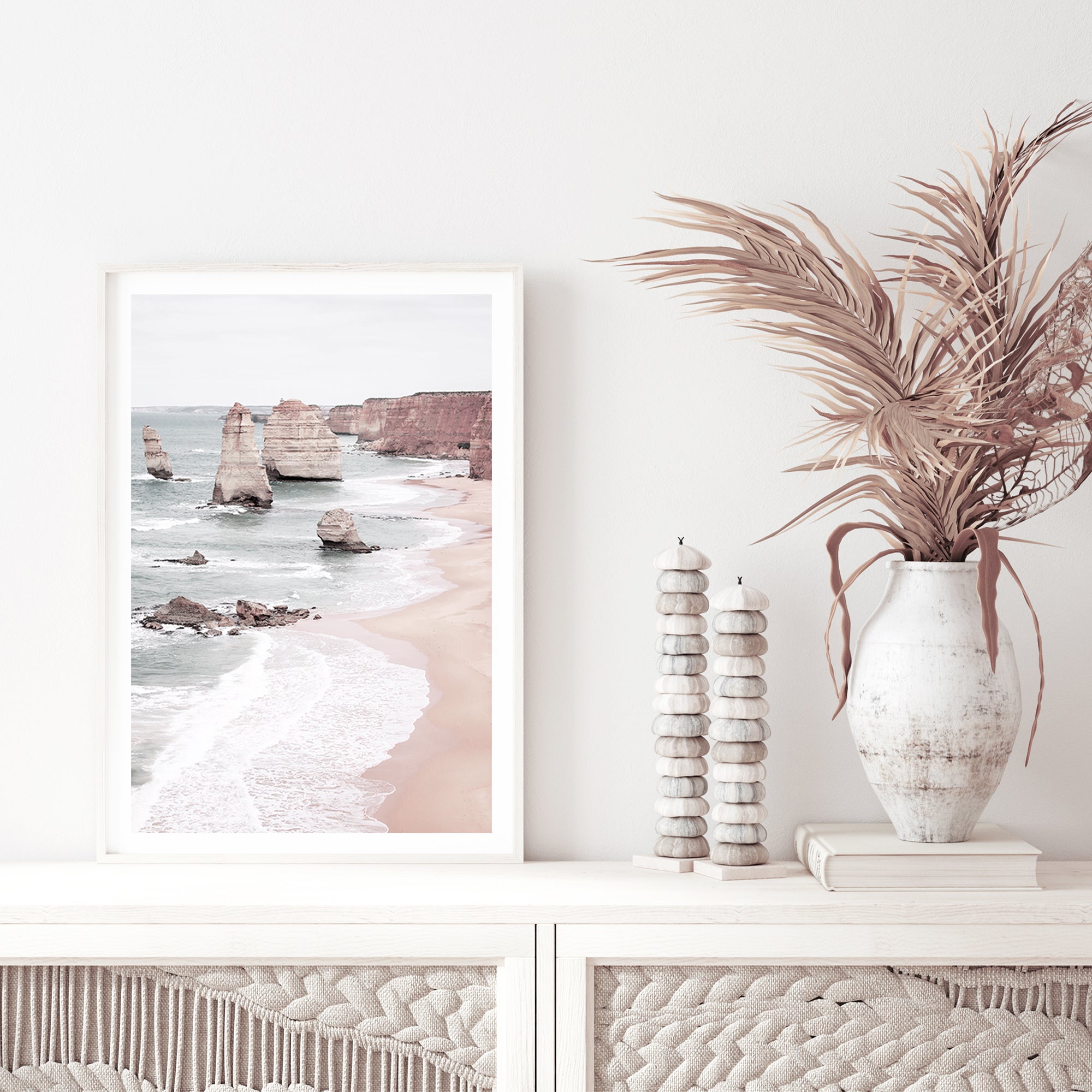 A canvas wall art of the Australian Coastline featuring the Twelve Apostles B as seen from the Great Ocean Road.