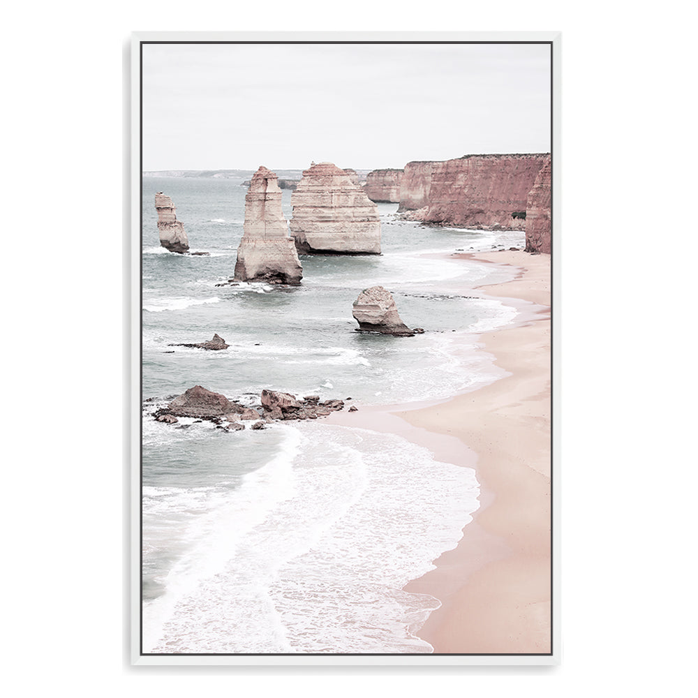 A wall art print of the Australian Coastline featuring the Twelve Apostles B as seen from the Great Ocean Road.