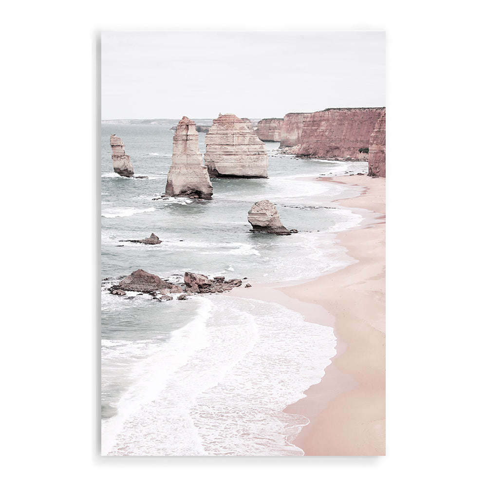 A photo canvas wall art of the Australian Coastline featuring the Twelve Apostles B as seen from the Great Ocean Road.