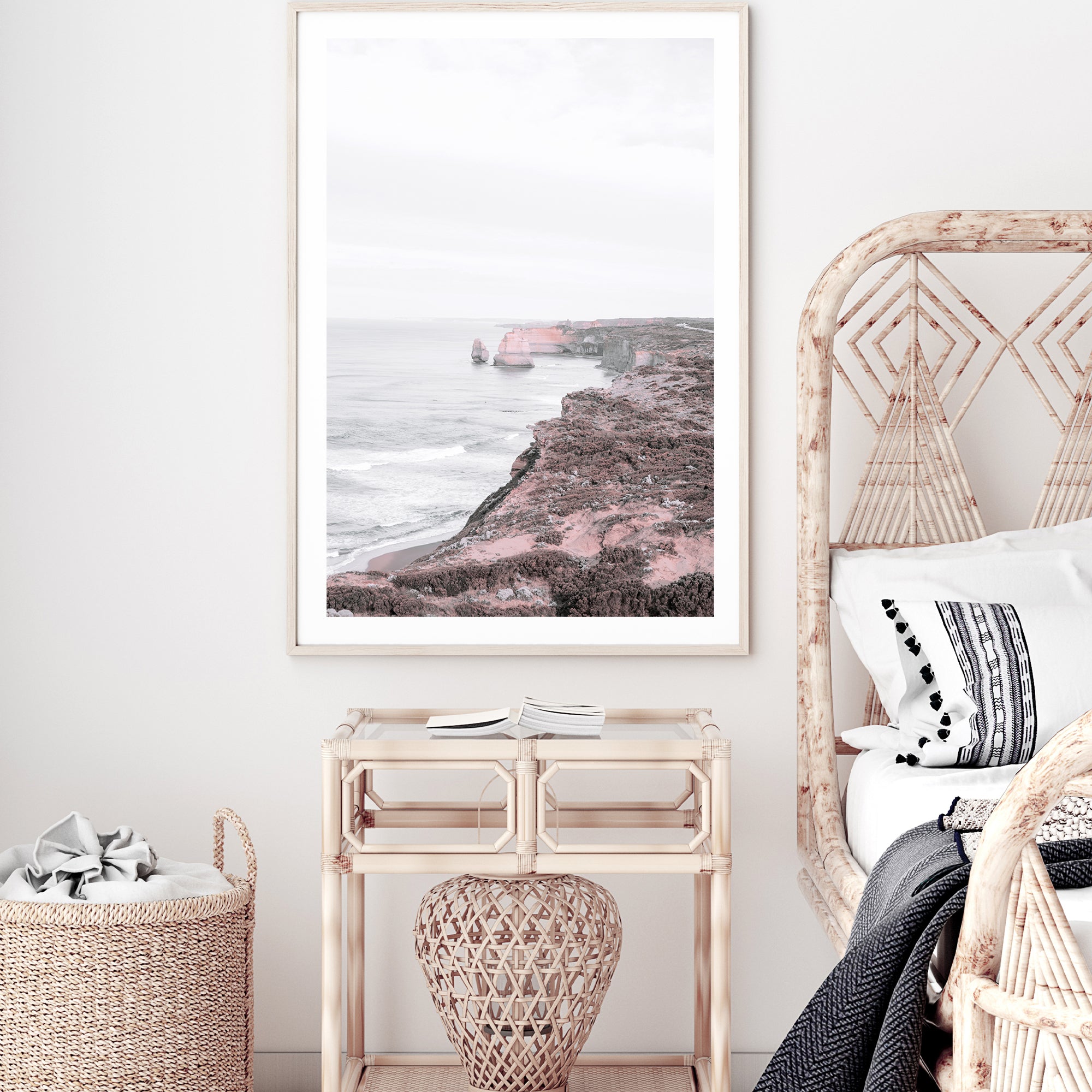 An artwork of the Australian Coastline featuring the Twelve Apostles A, available in canvas and art print.