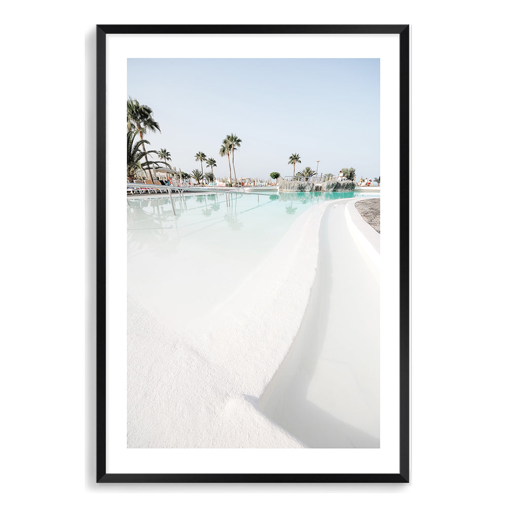 Tropical Island Beach Resort Wall Art Photograph Print or Canvas Black Framed or Unframed Beautiful Home Decor