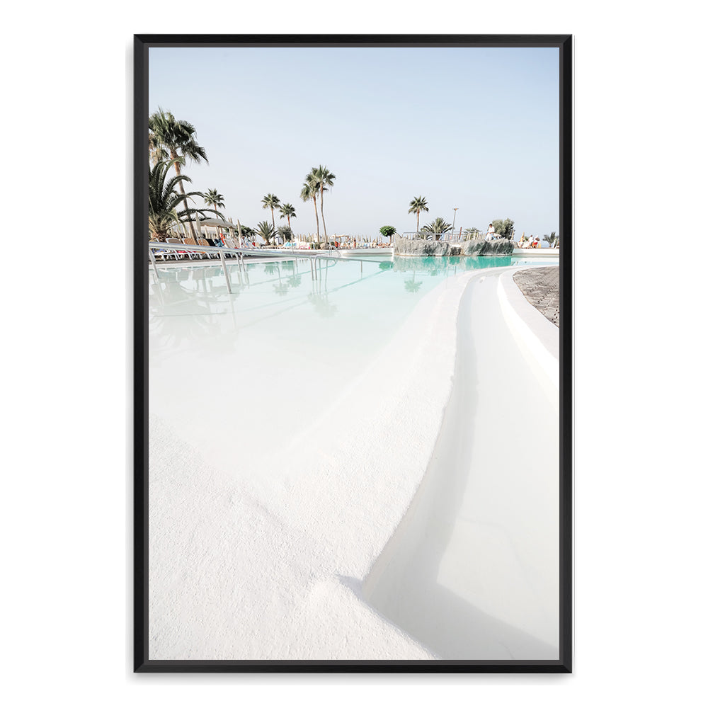 Tropical Island Beach Resort Wall Art Photograph Print or Canvas Framed in black or Unframed Beautiful Home Decor
