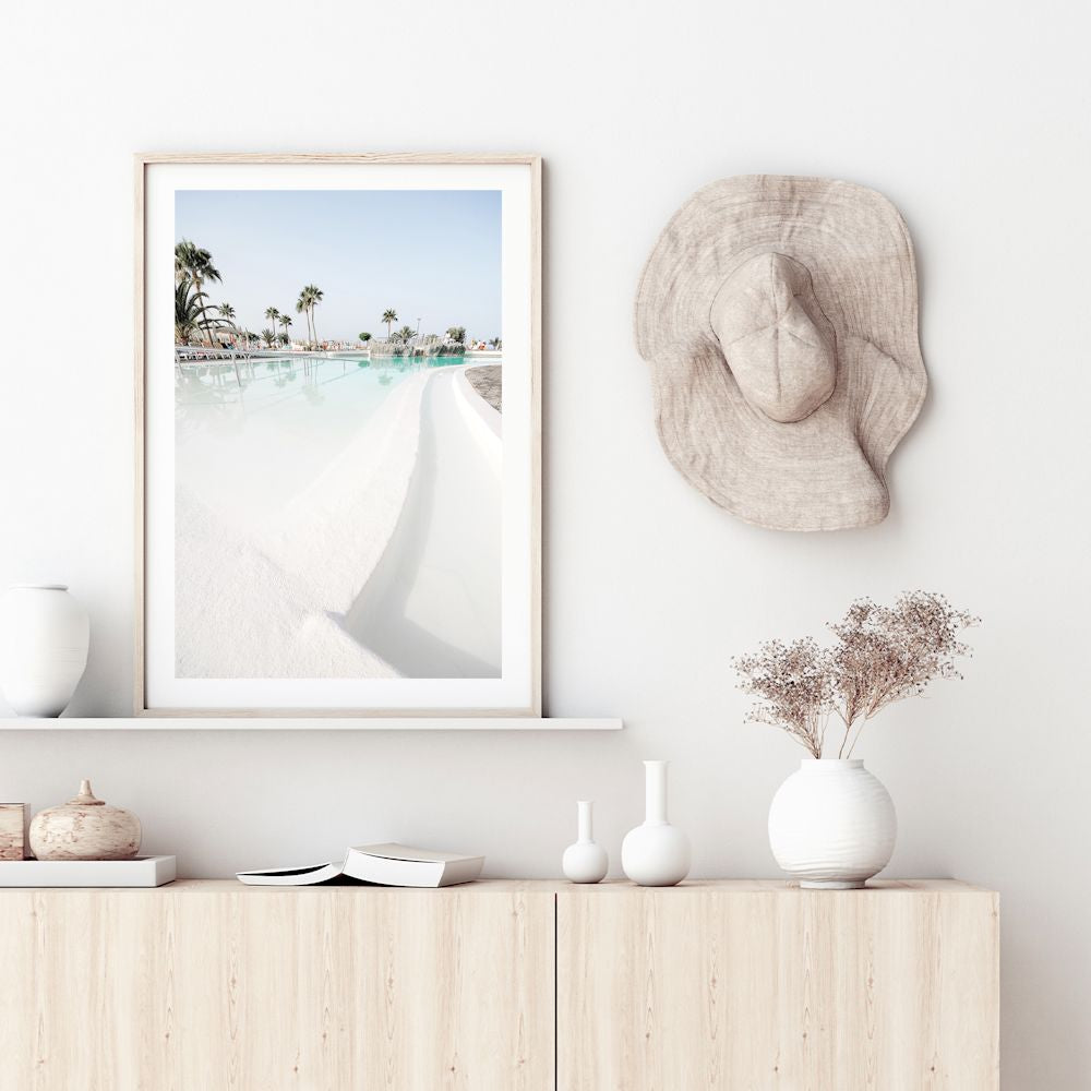 Tropical Island Beach Resort Wall Art Photograph Print or Canvas Framed or Unframed TV Console Beautiful Home Decor