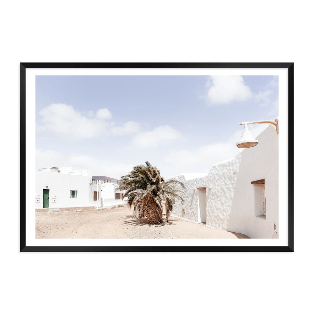 White Island House in Caleta De Sabo Wall Art Photograph Print or Canvas Black Framed or Unframed Beautiful Home Decor