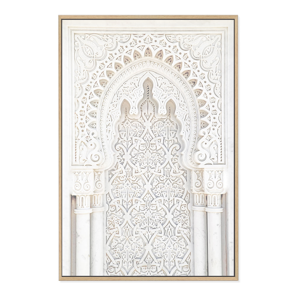 White Moroccan Arch Wall Art Photograph Print or Canvas Framed in timber or Unframed Beautiful Home Decor