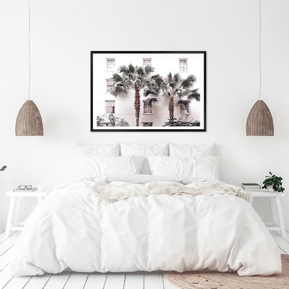 White Palm Resort Hotel Wall Art Photograph Print or Canvas Framed or Unframed above bed Beautiful Home Decor