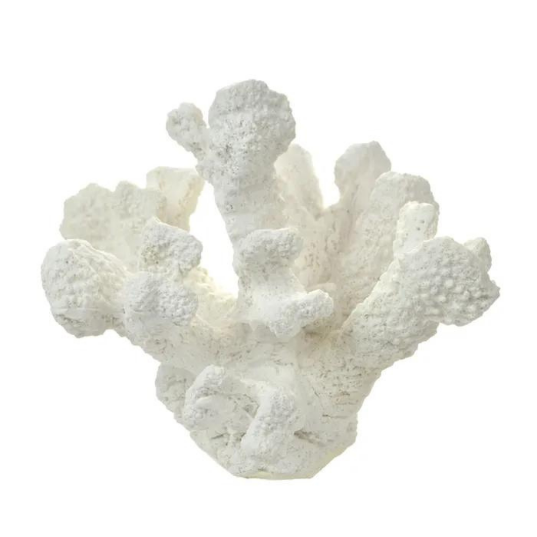 White Tube Coral Decor decorative ornament for your coastal beach styled home decor